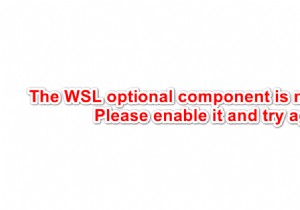 修正方法「WSLオプションコンポーネントが有効になっていません。有効にして、Ubuntuでエラーを再試行してください。 