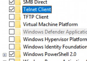 Windows10でTelnetを有効にする方法 