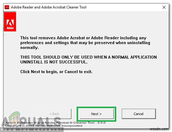 修正：AdobeAcrobatが開かない 