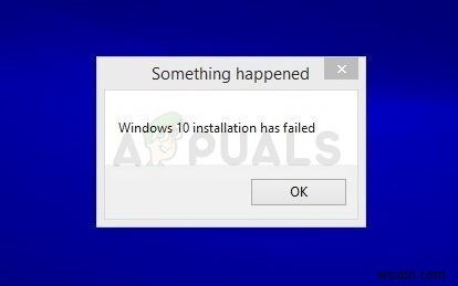 修正：Windows10のインストールに失敗しました 