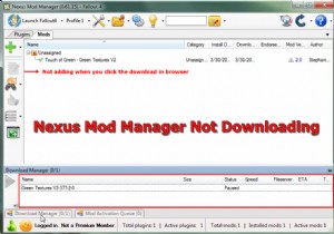 修正：NexusModManagerがダウンロードされない 