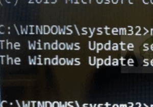 修正：WindowsUpdateServiceを停止できませんでした 