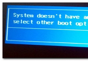 修正：システムにUSBブートオプションがない 