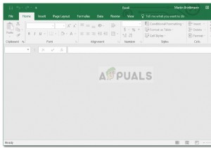 修正：MicrosoftExcel2016がWindows10で空白で開く 