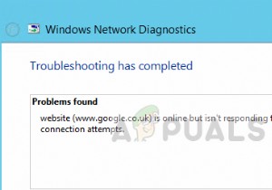 Windows 10で「ウェブサイトはオンラインですが、接続の試行に応答していません」と表示される時の対処法