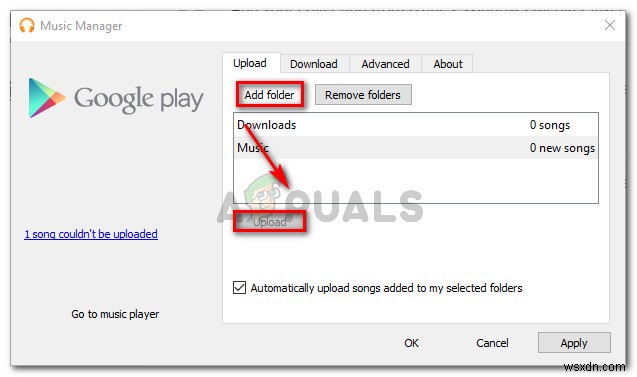 修正：GooglePlayミュージックとの安全な接続を確立できない 