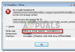 VirtualBoxのVBOX_E_FILE_ERROR（0x80bb0004）エラーを解決する5つの方法