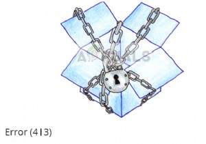 修正：Dropboxエラー413 