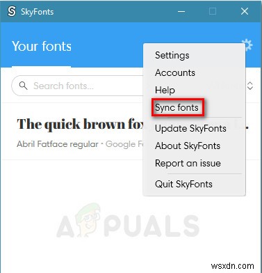 WindowsでSkyFontsを使用してフォントをインストールする方法 