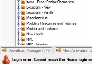 修正：NexusModManagerのログインエラー 