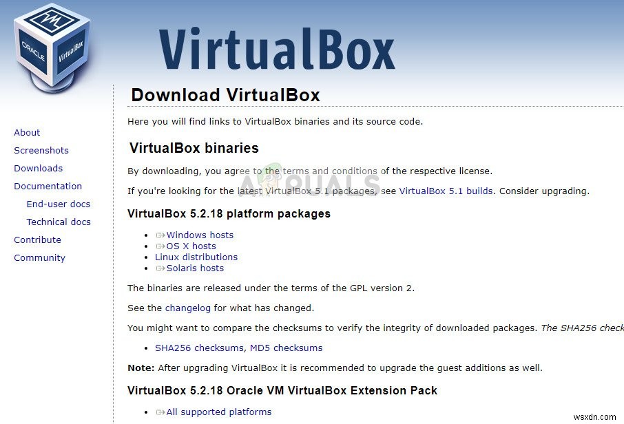 修正：VirtualBoxが開かない 