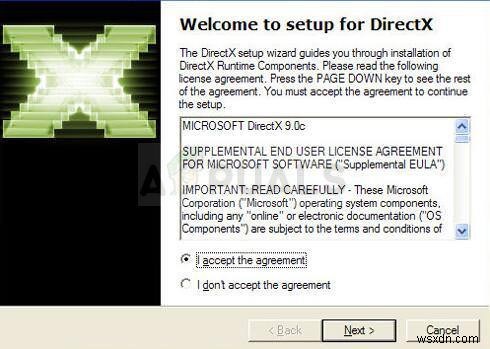 修正：Direct3Dの初期化に失敗しました 