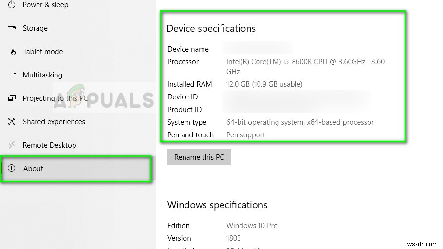 Windows10でコンピューターの仕様を確認する方法 