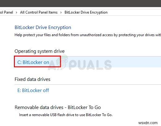 Windows10のシステムドライブでBitLockerをオンまたはオフにする方法 