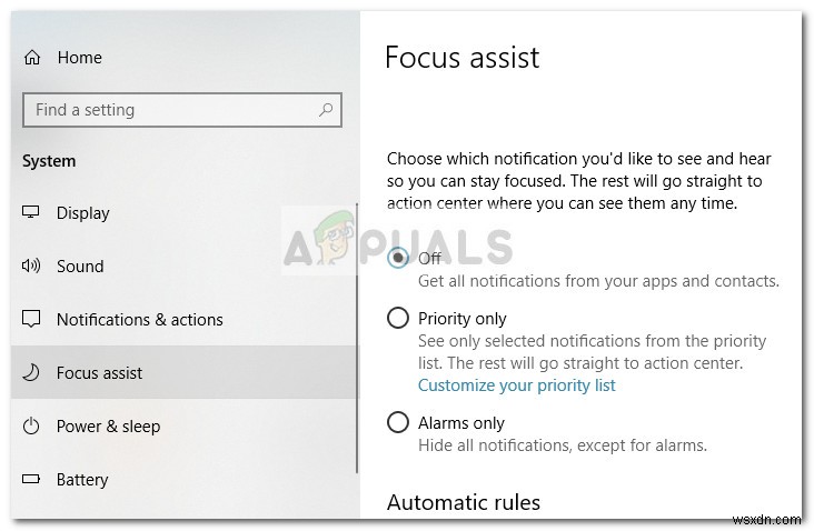 Windows 10の静かな時間を変更する方法（フォーカスアシスト）自動ルール 