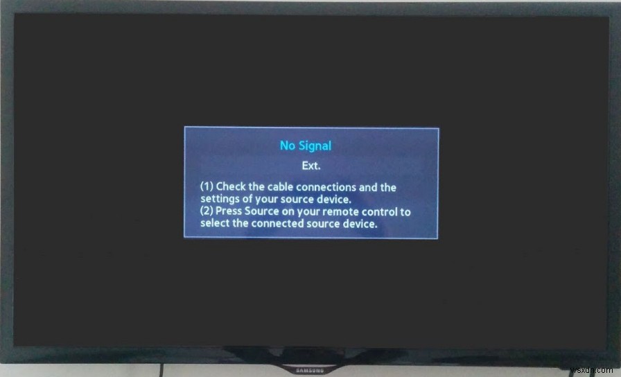 修正：HDMI信号なし 