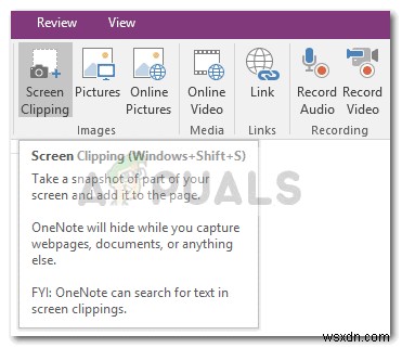Windows10でOneNoteの画面クリッピングショートカットを変更する方法 