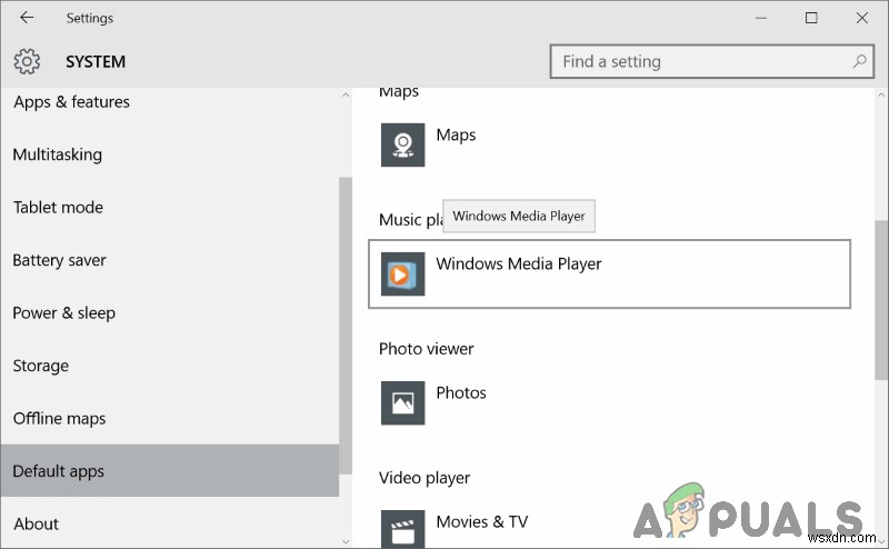 WindowsMediaPlayerをデフォルトにする方法 