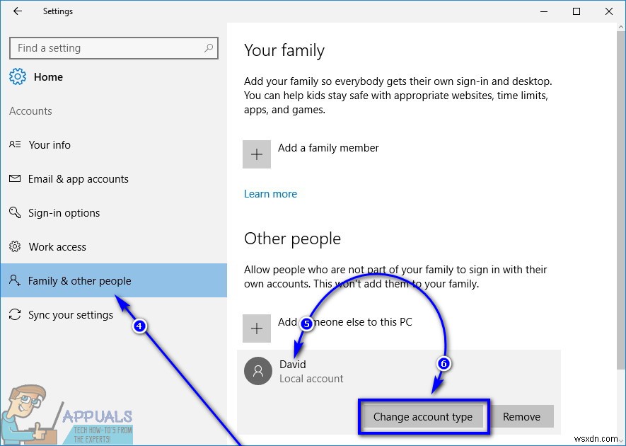 Windows10でユーザーアカウントを管理者にする方法 