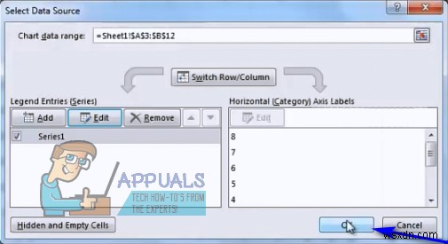 Excelで散布図の軸を切り替える方法 