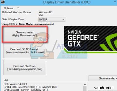 修正：NVIDIAコード43（Windowsは問題を報告したため、このデバイスを停止しました） 