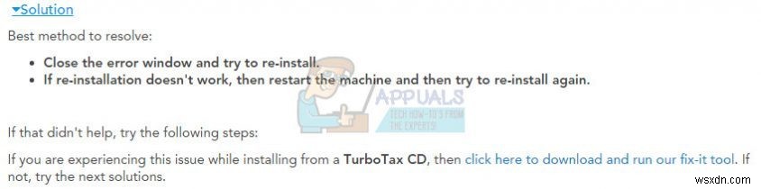修正：TurboTaxエラーコード65535「予期しないエラー」 