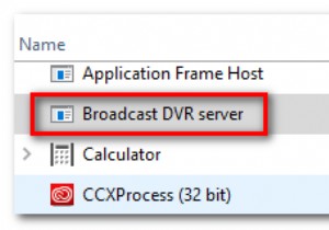 ブロードキャストDVRサーバー（bcastdvr.exe）による高いCPUとディスク使用量を修正する方法 