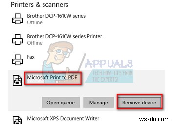 PDFにMicrosoftPrintを追加または削除する方法 