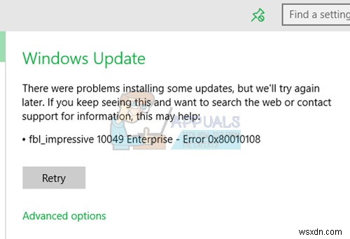WindowsUpdateエラー0x80010108を修正する方法 