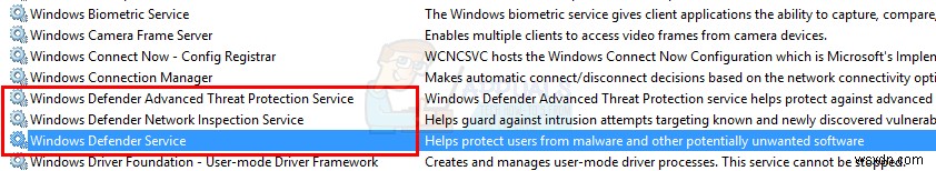 修正：WindowsDefenderエラーコード0x800b0100 
