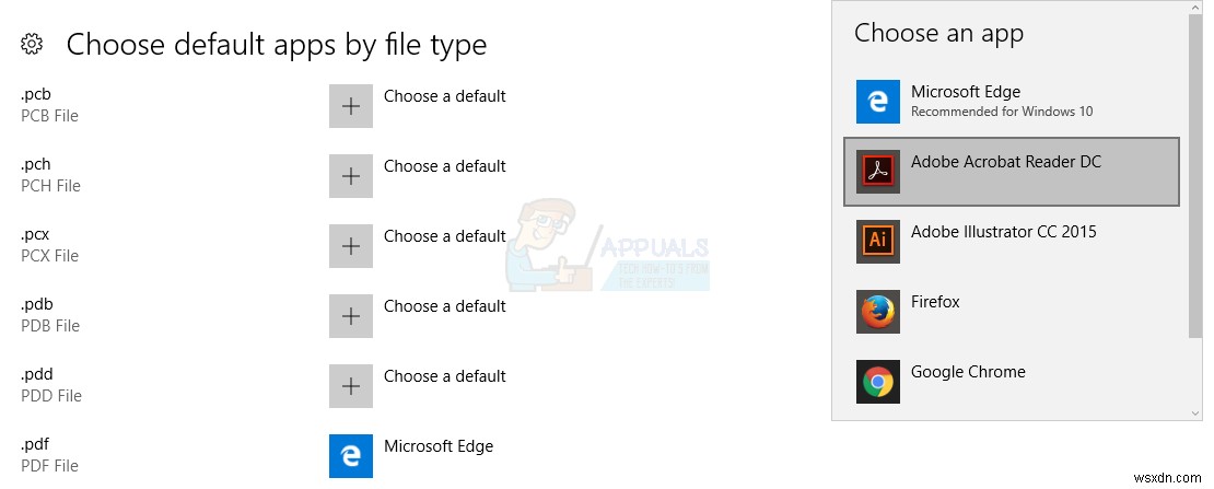 Windows10でEdgePDFViewerを無効にする方法 