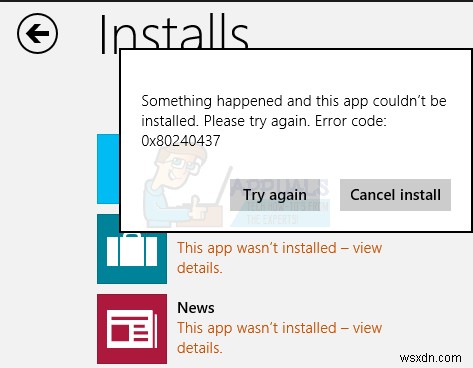 Windows10ストアのエラーコード0x80240437を修正する方法 