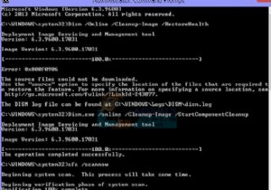 DISMエラー0x800f0906「ソースファイルをダウンロードできませんでした」を修正する方法 