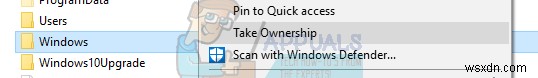 方法：Windows10のコンテキストメニューに所有権の取得を追加する 