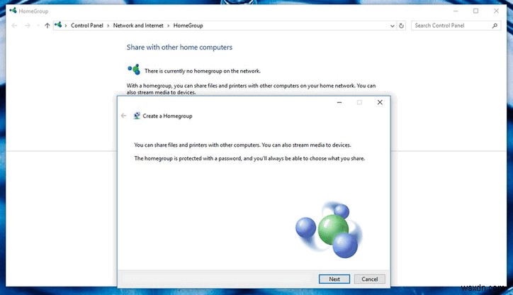 Windows10でホームグループアイコンを追加/削除する方法 