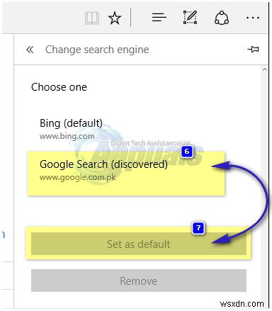 デフォルトの検索エンジンとしてGoogleを設定する方法 