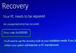 修正：Winload.EFIエラーを修正する手順/ 0xc0000001 