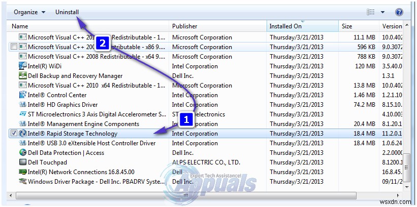 修正：IAStorDataSvcによる高いCPU使用率 