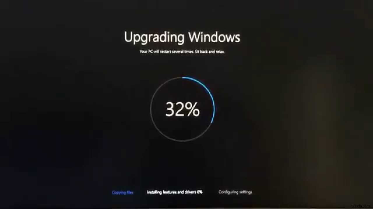修正：Windows 10アップデートが32％でスタックする 