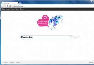 修正：Oursurfing.comブラウザハイジャッカーを削除する 