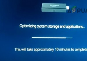 Fire TV Stickの「システムストレージとアプリケーションを最適化しています」ループを解決する方法