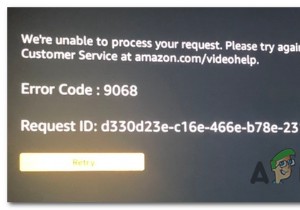 Amazonプライムのエラーコード9068を解決する3つの方法