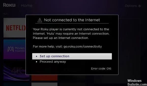 エラー016を表示するRokuを修正–インターネットに接続しませんか？ 