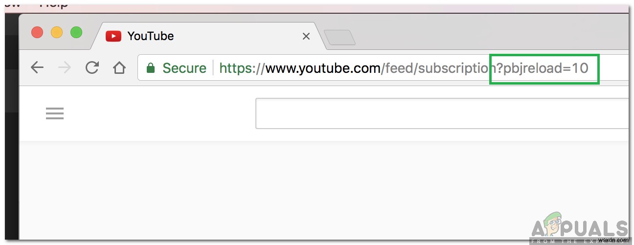 YouTubeでエラー「PBJRELoad=10」を修正するにはどうすればよいですか？ 