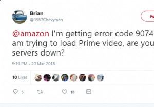 Amazonエラーコード9074を修正する方法 