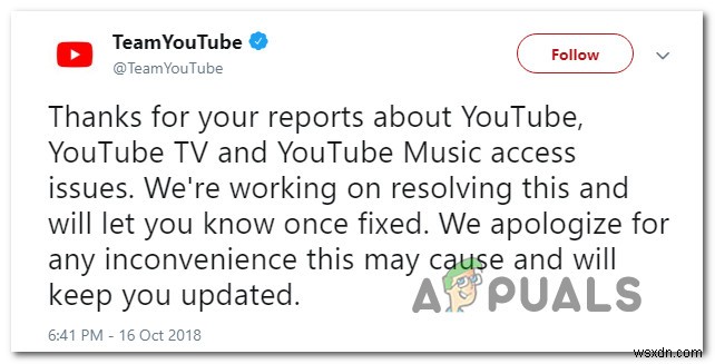 YouTubeでネットワークエラー503を修正する方法 