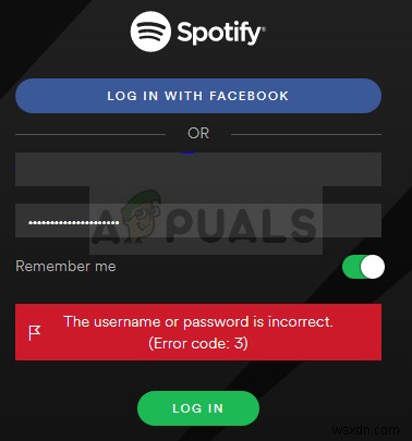 修正：Spotifyエラーコード3 