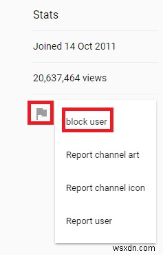 方法：YouTubeチャンネルをブロックする 