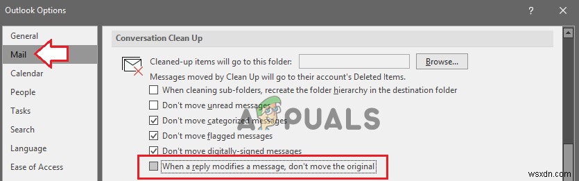 修正：Microsoft Outlookで「メッセージが変更されたため、操作を実行できません」 