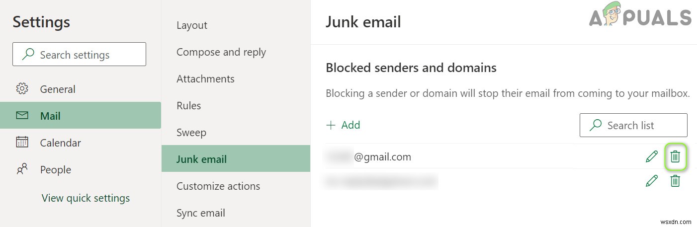 HotmailアカウントでGmailのメールを受信しない（修正） 